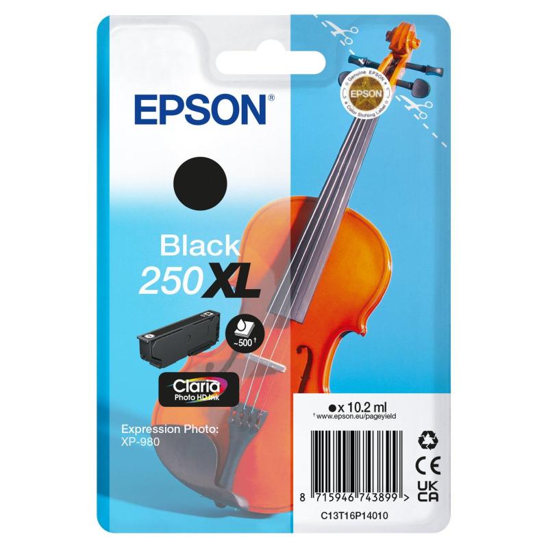 EPSON Singlepack Black 250XL ink