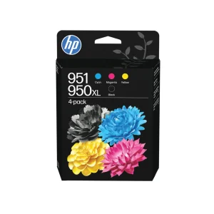 HP C3WK1AE - 951CMY/950XLBlk Ink Crtg Combo 4-Pack