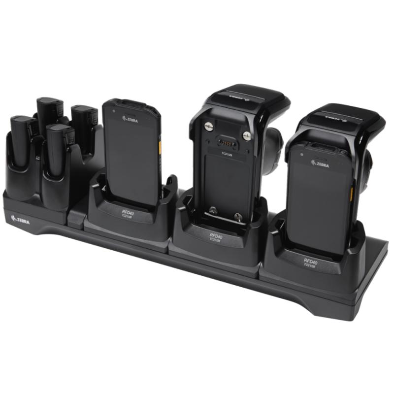 Zebra charging/communication station, 3 slots, ethernet