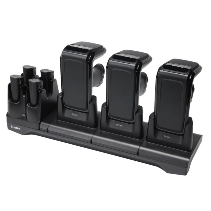 Zebra charging/communication station, 3 slots, ethernet