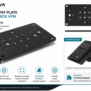 Custom 9C3PC010600010 - CONNECT PAY PLATE LARGE BLACK VFN Requires 9C1PC011100010