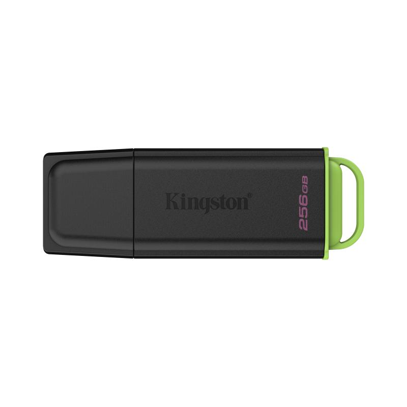 KINGSTON 256 GB DATATRAVELER EXODIA, USB-A 3.2 GEN1 (BLACK/GREEN)
