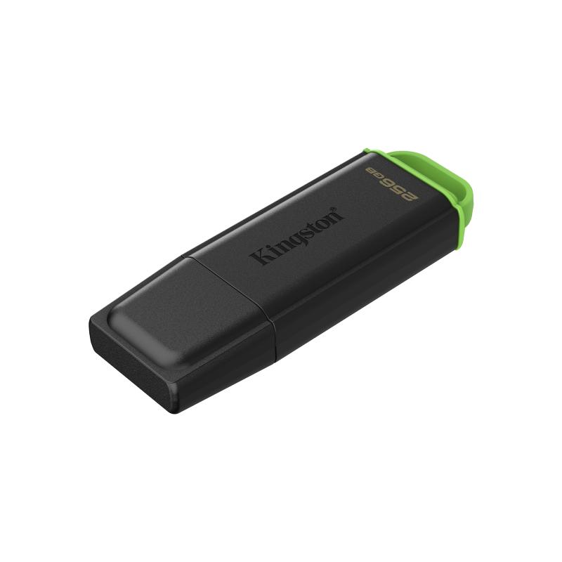 KINGSTON 256 GB DATATRAVELER EXODIA, USB-A 3.2 GEN1 (BLACK/GREEN)
