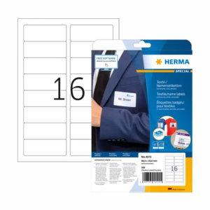 HERMA 4515 - 88,9 x 33,8 white (320) tekstiili-/nimilappu, name/textile label removable