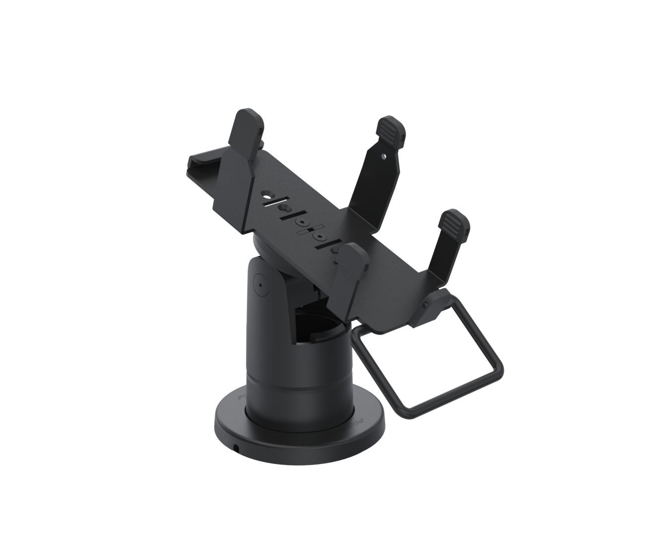 Ergonomic Solutions INGM5001-S-02 – musta SpacePole Stack MultiGrip -teline Ingenico Dock and Move/5000 -laitteelle, kahva
