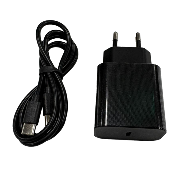 M3 SMXX-PWSP-CEU - Power supply 100~240VAC, 9V, 2.77A USB adaptor, EU plug, USB cable, 1.2M, Fast Charging for SM24/25/30