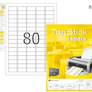 TopStick 86608 - 35,6 mm x 19,9 mm (100) Labels TopStick
