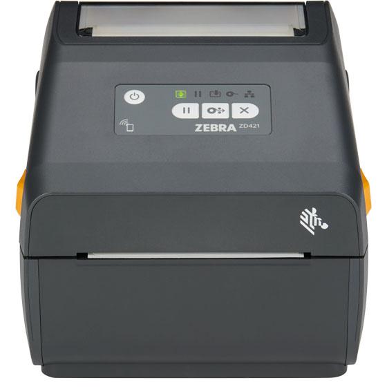 Zebra ZD4A043-C0EX02EZ – ZD421c 4″ lämpösiirtotarratulostin, 300 dpi, TT/DT, Ribbon Cartridge, 104 mm, 102 mm/s, Wi-Fi 6, Bluetooth 5.3, EU/UK