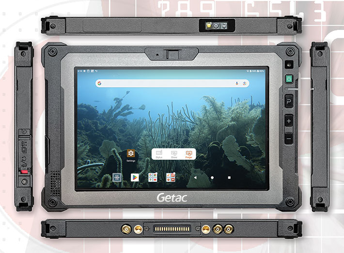 Getac Z8A7FHGB1DXC - ZX80 - Qualcomm QCS6490, 8" With Webcam, Android 13 + 12GB RAM + 256GB Storage, Barcode Reader, Sunlight Readable (WUXGA LCD + Touchscreen + Digitizer), USB-C AC Adapter + EU Power Cord, w/ Rear Camera + Internal Battery + Battery Bay Cover, WIFI + BT, NFC - Qualcomm QCS6490, 8" With Webcam, Android 13+12GB RAM+256GB Storage, Barcode Reader, SR( WUXGA LCD+TS+digitizer), USB-C AC Adapter+EU Power Cord, Rear Cam+Internal Battery+Battery Bay Cover, WIFI + BT, NFC - Image 3