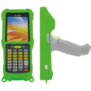 Mobilis Case 071007 - Silicone Rugged Case for Zebra MC9400 - MC9450 - Safety Green - Pantone 802C - Compatible Shoulderst