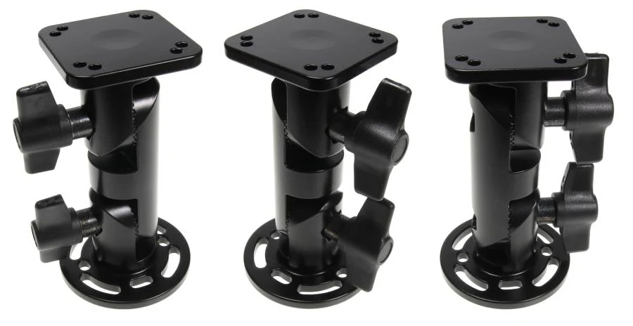 Brodit 215837 - Pedestal mount Pedestal mount with wing nut. Pedestal mount 4_, small teeth
