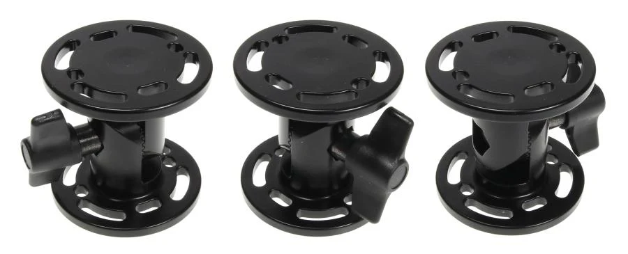 Brodit 215839 - Pedestal mount Pedestal mount with wing nut. Pedestal mount 2_, small teeth