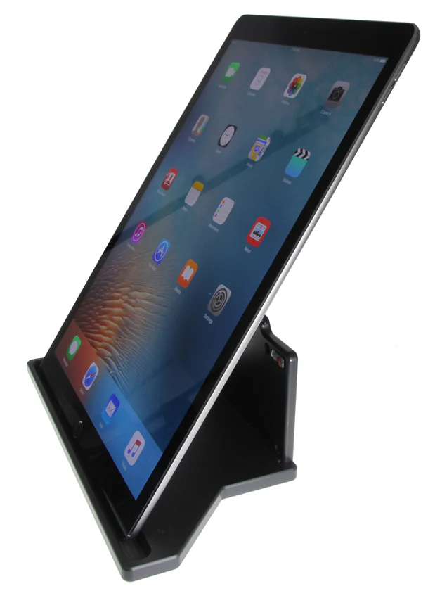 Brodit 215841 - Device holder - Table stand - universal use. Angled mounting platform with AMPS holes and milled groove - Image 2