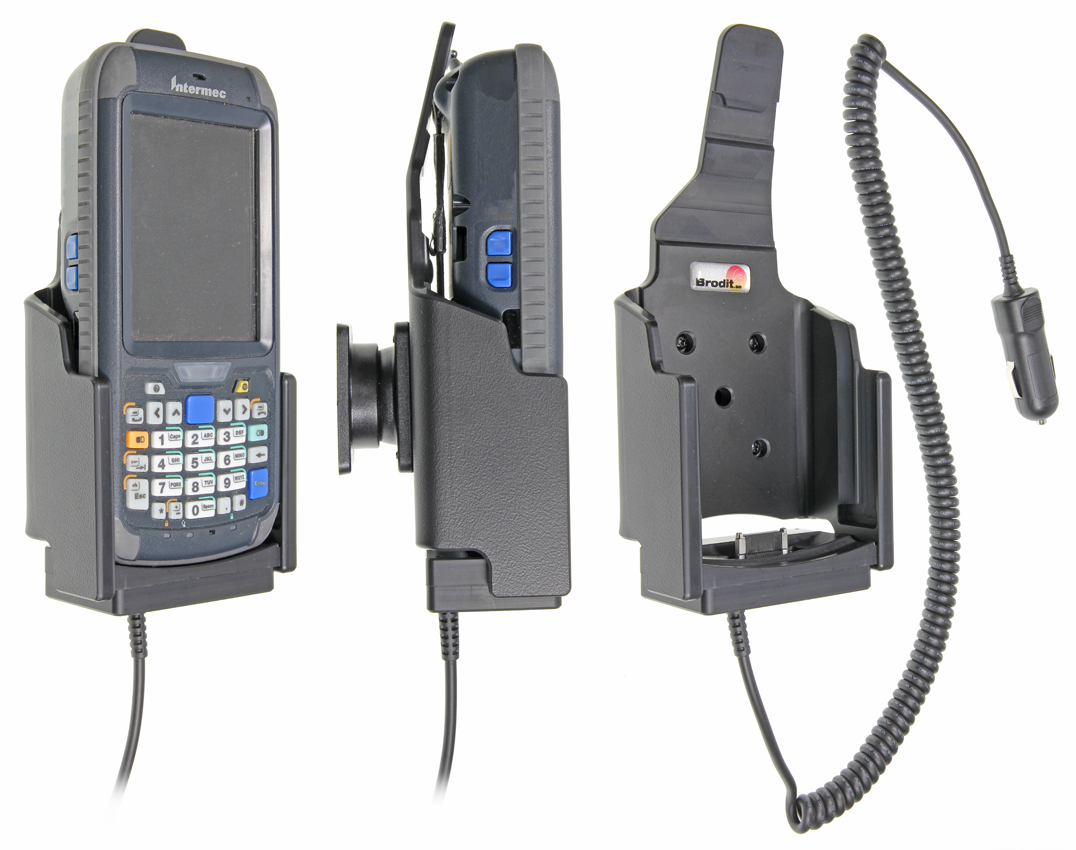 Brodit 530277 - Device holder with charging function - for rugged devices - Intermec CN70. With tilt swivel