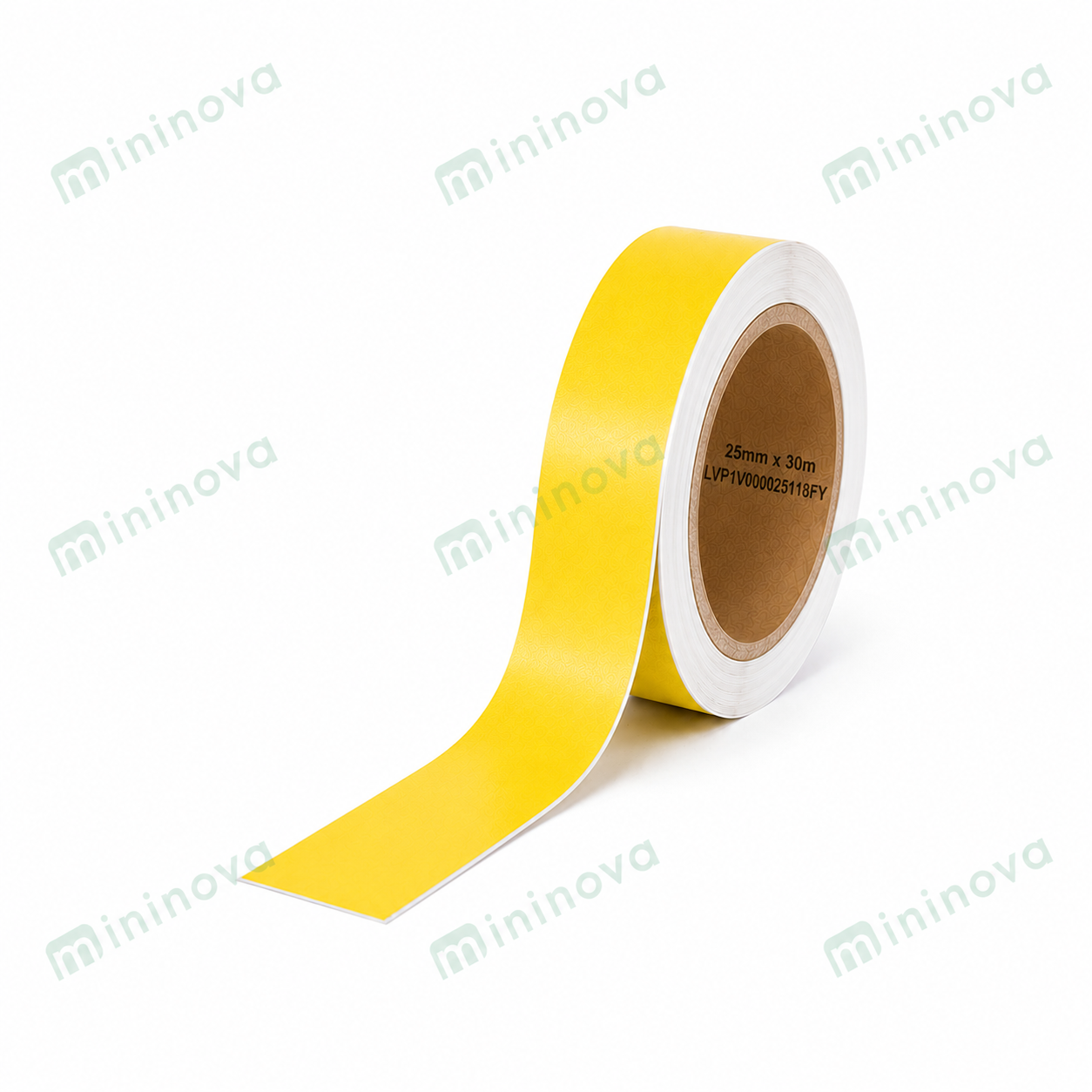 Brother LVP1V000025118FY -Continuous roll, Yellow, 25mm x 30m