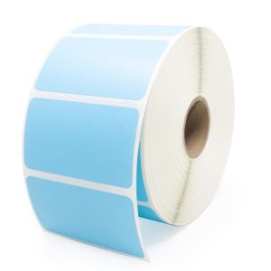 Brother LVP1V2550118FB - Pre-cut roll 50 x 25 mm - Sky blue/ 1000 labels per roll