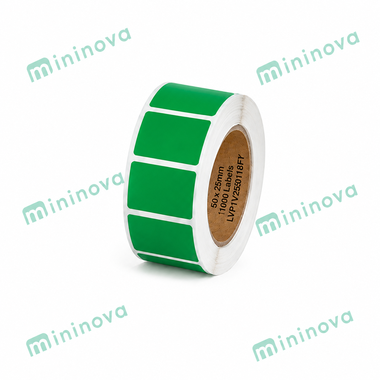 Brother LVP1V2550118FG - Pre-cut rolls 50 x 25 mm - Green/ 1000 labels per roll