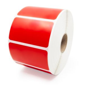 Brother LVP1V2550118FR - Pre-cut rolls 50 x 25 mm - Red/ 1000 labels per roll