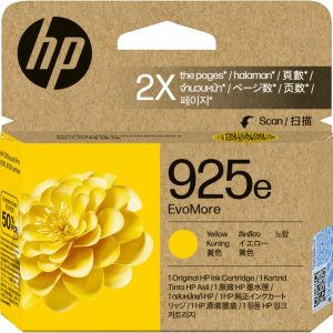 HP 4K0W2PE - 925e, EvoMore Yellow Original Ink Cart