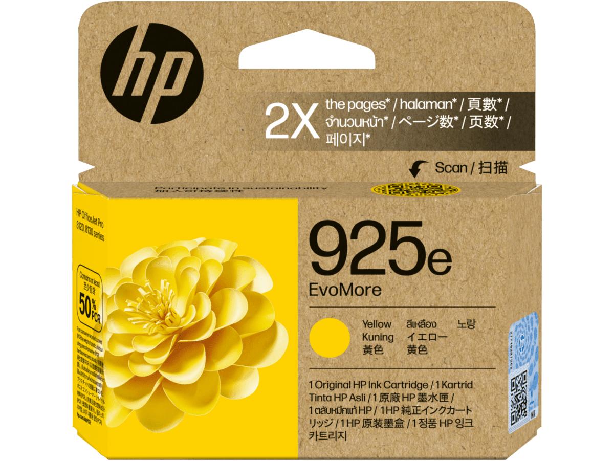 HP 4K0W2PE - 925e, EvoMore Yellow Original Ink Cart