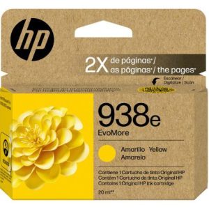 HP 4S6Y1PE - 938e, EvoMore Yellow Original Ink Cart