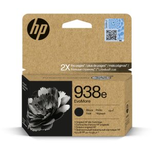 HP 4S6Y2PE - 938e, EvoMore Black Original Ink Cart