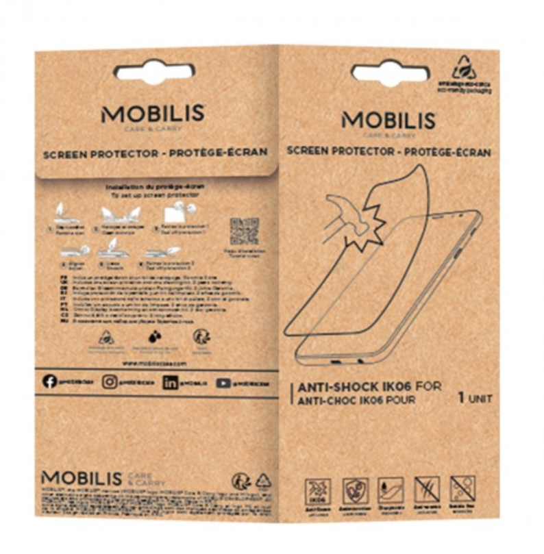 Mobilis Case 036385 - Screen Protector Anti-Shock IK06 - Clear for Honeywell CT70 - Image 2