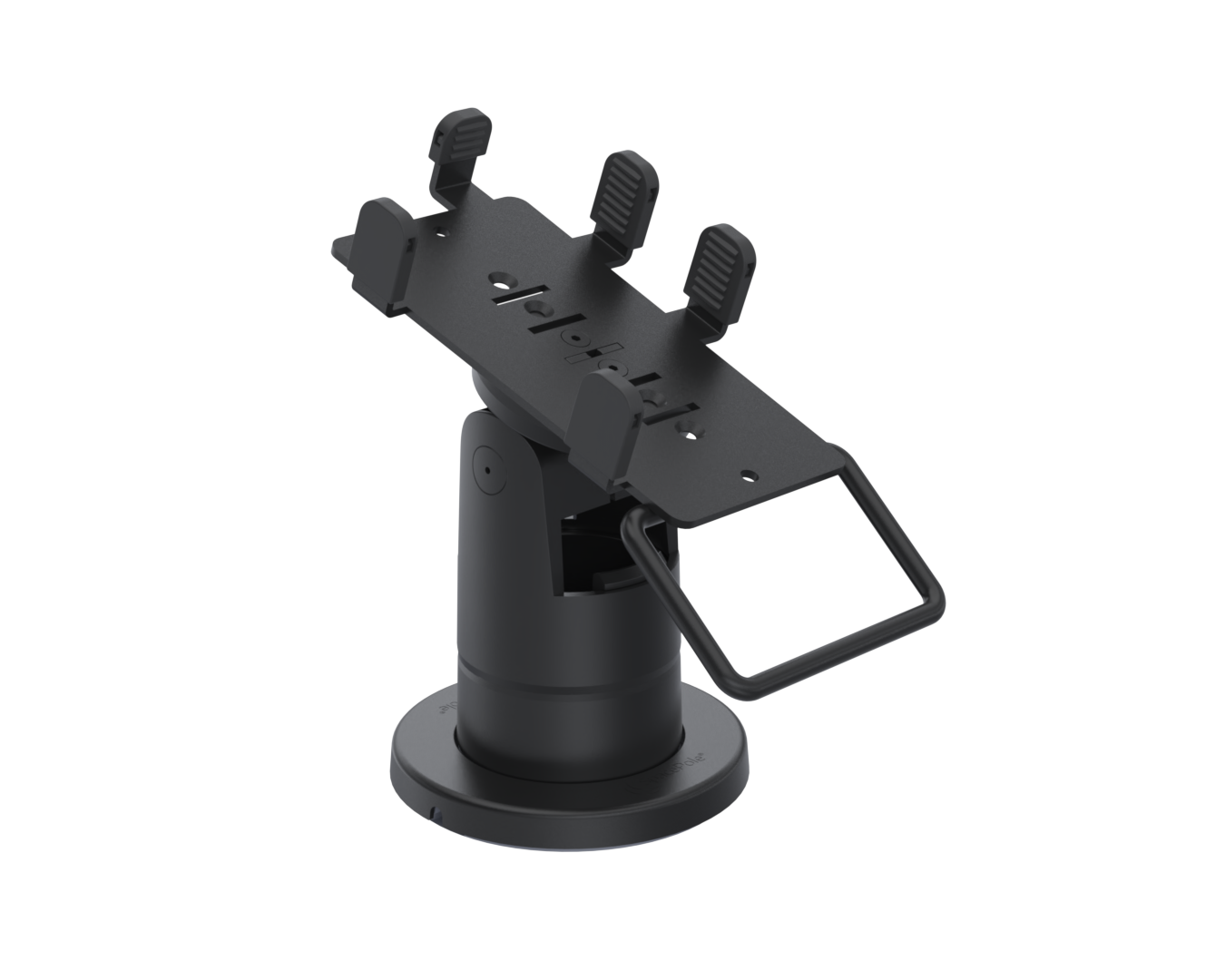Ergonomic Solutions PAX025-S-02 – PAX Q25 SpacePole Stack -pöytäteline kahvalla, musta