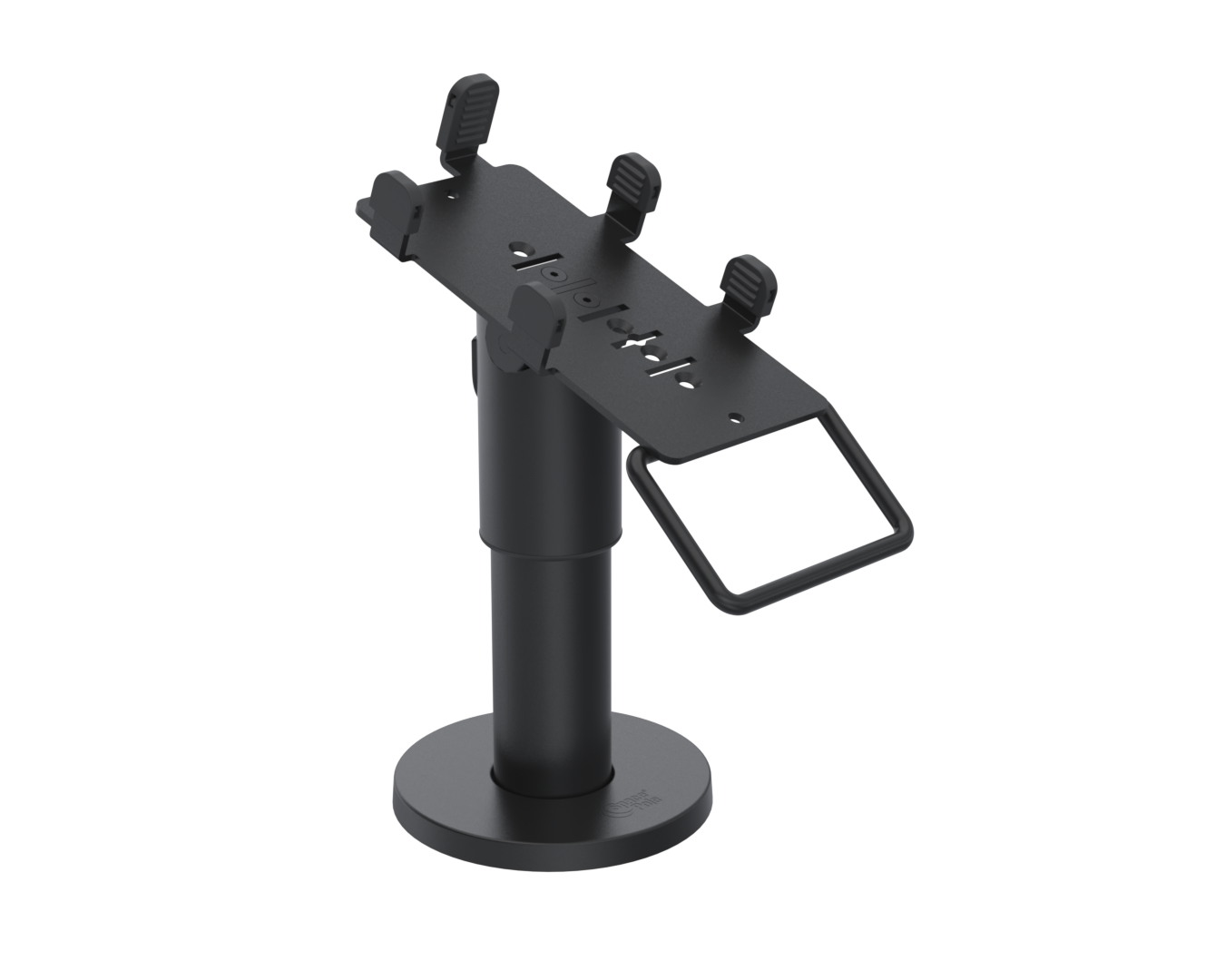 Ergonomic Solutions PAX035-D-02 – PAX A35 DuraTilt SP1 120 mm -pöytäteline kahvalla, musta