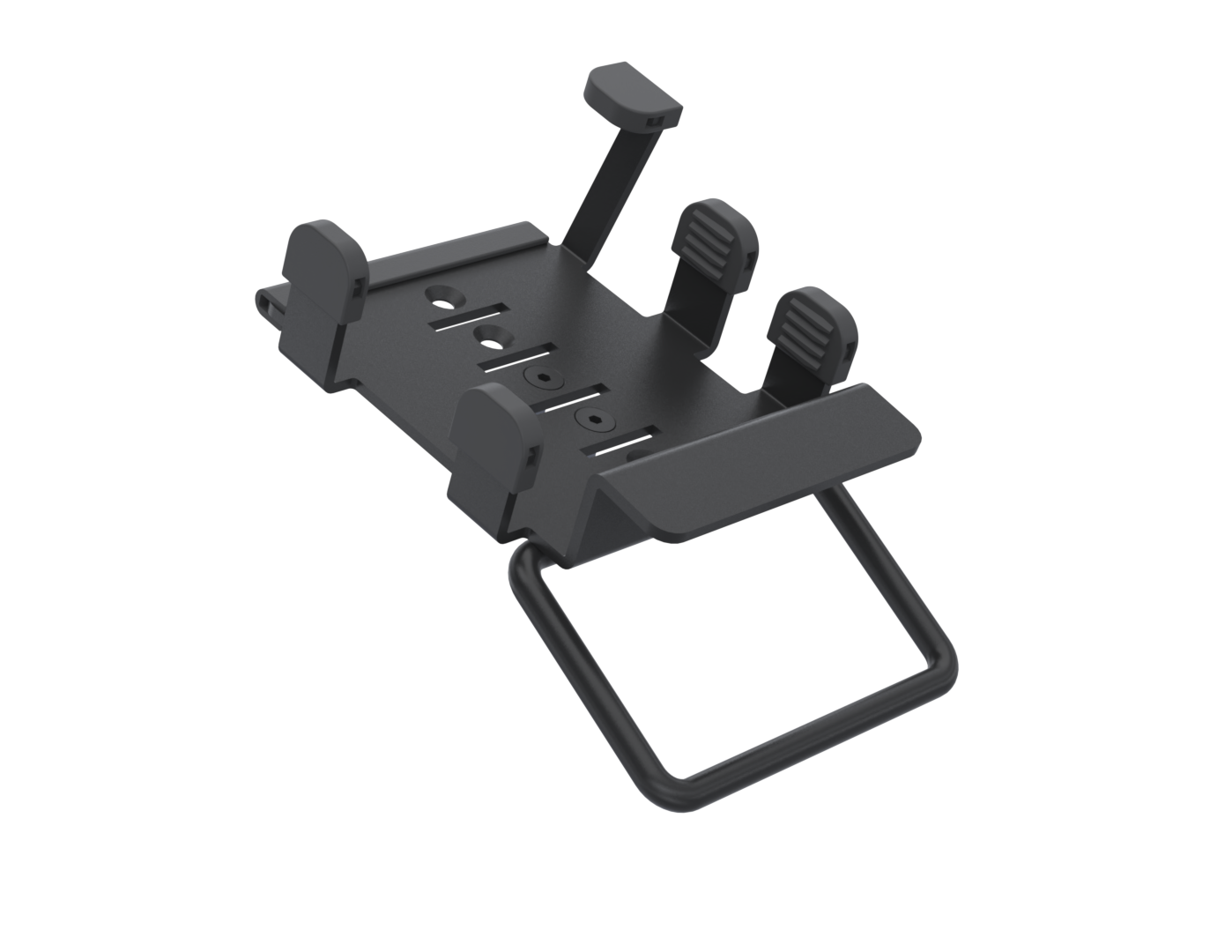 Ergonomic Solutions PAX920-MH-02 – PAX920-MH-02 musta PAX A920 MultiGrip-laitelevy kahvalla ilman telinettä – valmistajan alkuperäinen tuotekuva