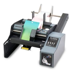 Primera Technology 074182 - PL400e Pouch Labeller. Semi-automatic labelling machine for businesses needing to apply labels to unfilled pouches