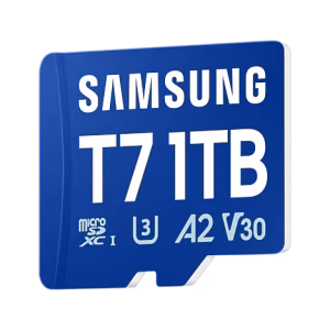 SAMSUNG MB-MB1T0T/WW - MICRO SD T7 1 TB (CLASS10, U3, V30, R170)