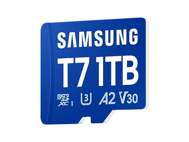 SAMSUNG MB-MB1T0T/WW - MICRO SD T7 1 TB (CLASS10, U3, V30, R170)