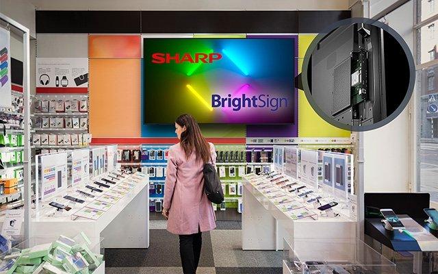 Sharp 60006113 -32_ E Series large format display, FHD, 400cd/m2, Direct LED backlight, 16/7 proof, Media Player. - Image 2