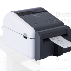 BROTHER TD-4425DNFC - 4inch DT desktop Linerless label printer USB-C/LAN+Linerless Cutter 203dpi