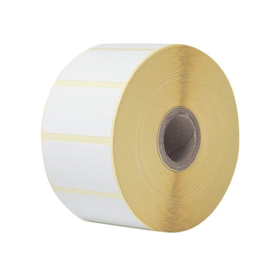 Zebra 3020114 - 50,8 X 25,4 mm LABEL, POLYPROPYLENE, DIRECT THERMAL, POLYPRO 4100D PF, PERMANENT ADHESIVE, 19MM CORE, PERFORATION AND BLACK MARK