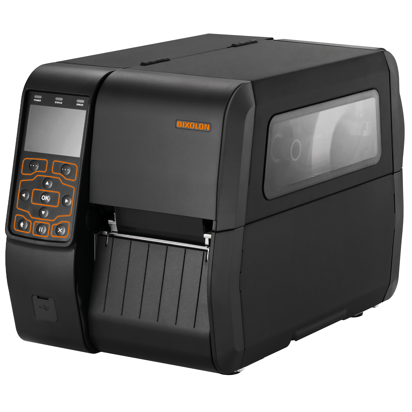Bixolon XT5-40NS/BEG - XT5-40, 8 dots/mm (203 dpi), disp. (colour), RTC, USB, USB Host, RS232, Ethernet, black