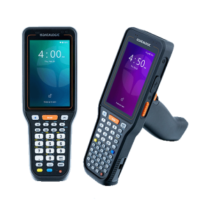 Datalogic 946450001 – Skorpio X45, 4", Android 15, Wi-Fi 6E + 5G, Standard Range 2D Imager, 6 GB / 128 GB, 48-Key Full Alphanumeric, Pistol Grip