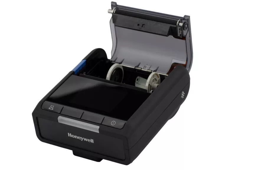 Honeywell LNX3-1-N00B121-0 - LNX3, 3 inch mobile printer, Big media space, Black, NFC, Battery included, USB C cable, power adapter, with belt clip, - Image 3