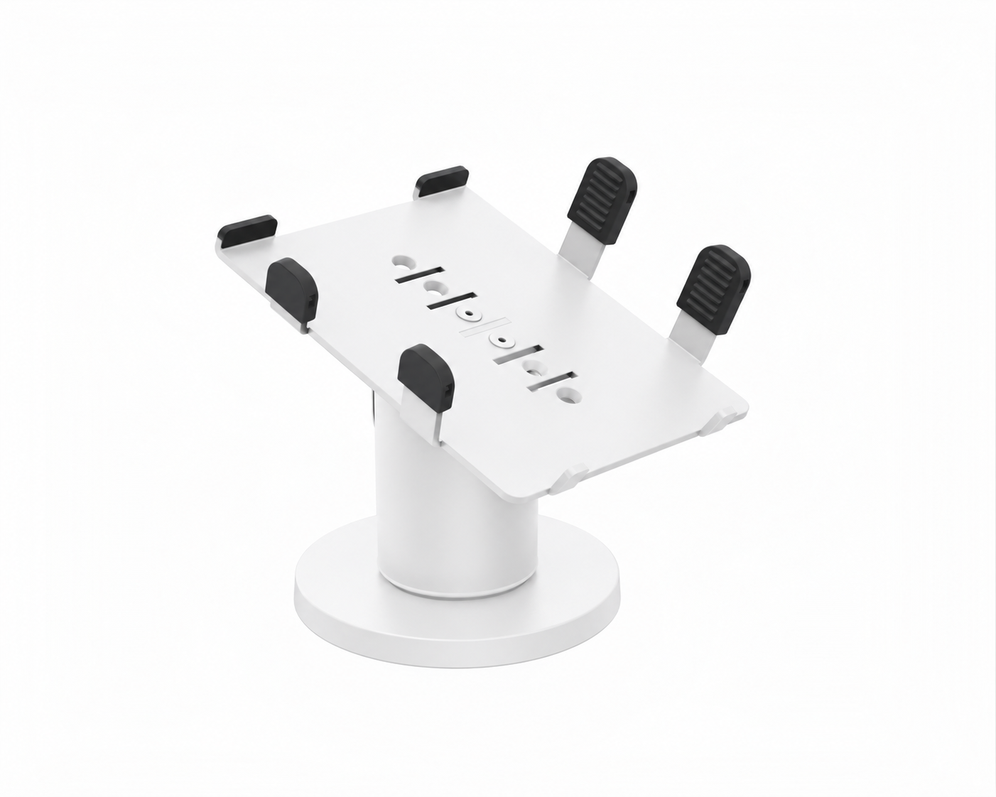Ergonomic Solutions PAX031-LD-MN-32 – PAX Q30 DuraTilt SP2 40 mm -pöytäteline ilman kahvaa, valkoinen, värimuokattu havainnekuva
