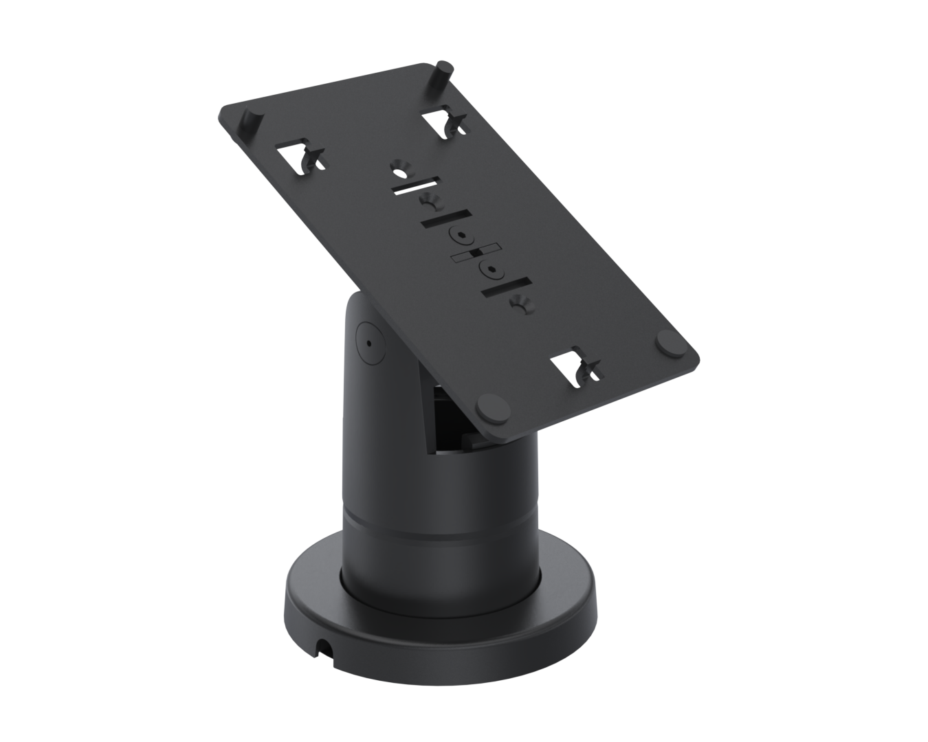 Ergonomic Solutions PAX032-S-MN-02 – PAX Q30 SpacePole Stack -pöytäteline ilman kahvaa, musta