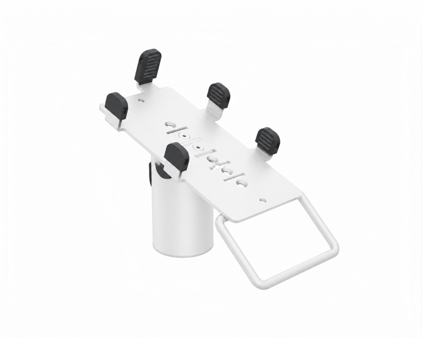 Ergonomic Solutions PAX035-DM-32 – PAX A35 DuraTilt SP1 -kiinnitysosa kahvalla, valkoinen, värimuokattu havainnekuva