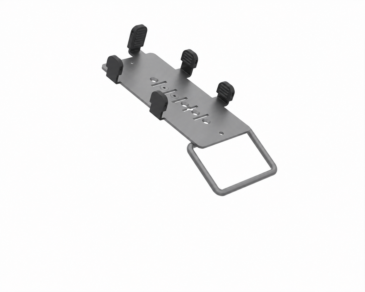 Ergonomic Solutions PAX035-MH-05 – PAX A35 MultiGrip-laitelevy kahvalla, harmaa, värimuokattu havainnekuva