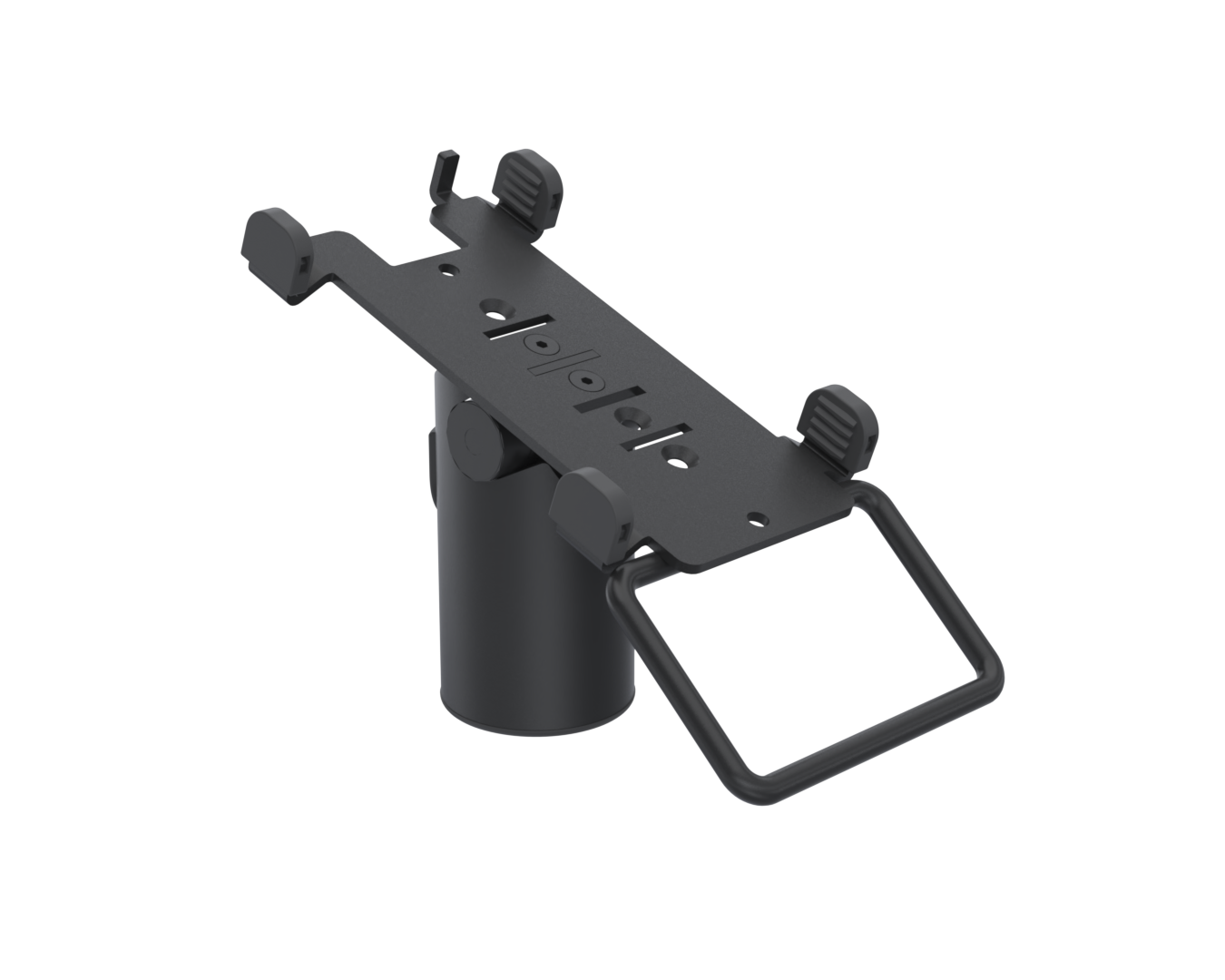 Ergonomic Solutions PAX050-DM-02 – PAX A50 DuraTilt SP1 -kiinnitysosa kahvalla, musta