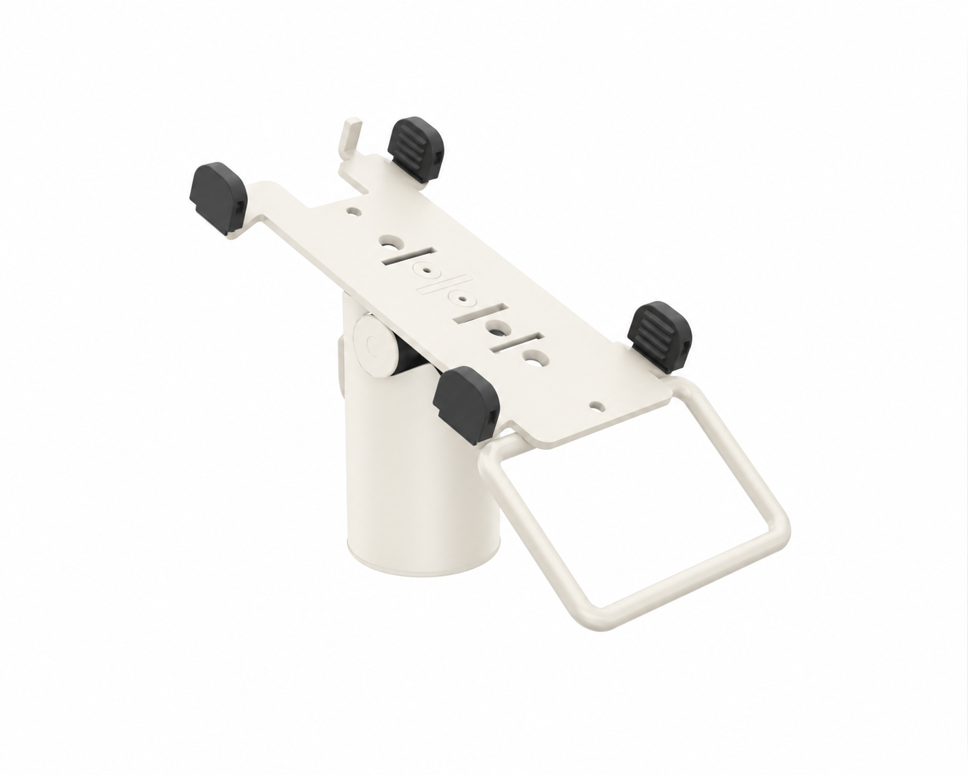Ergonomic Solutions PAX050-DM-32 – PAX A50 DuraTilt SP1 -kiinnitysosa kahvalla, valkoinen, värimuokattu havainnekuva