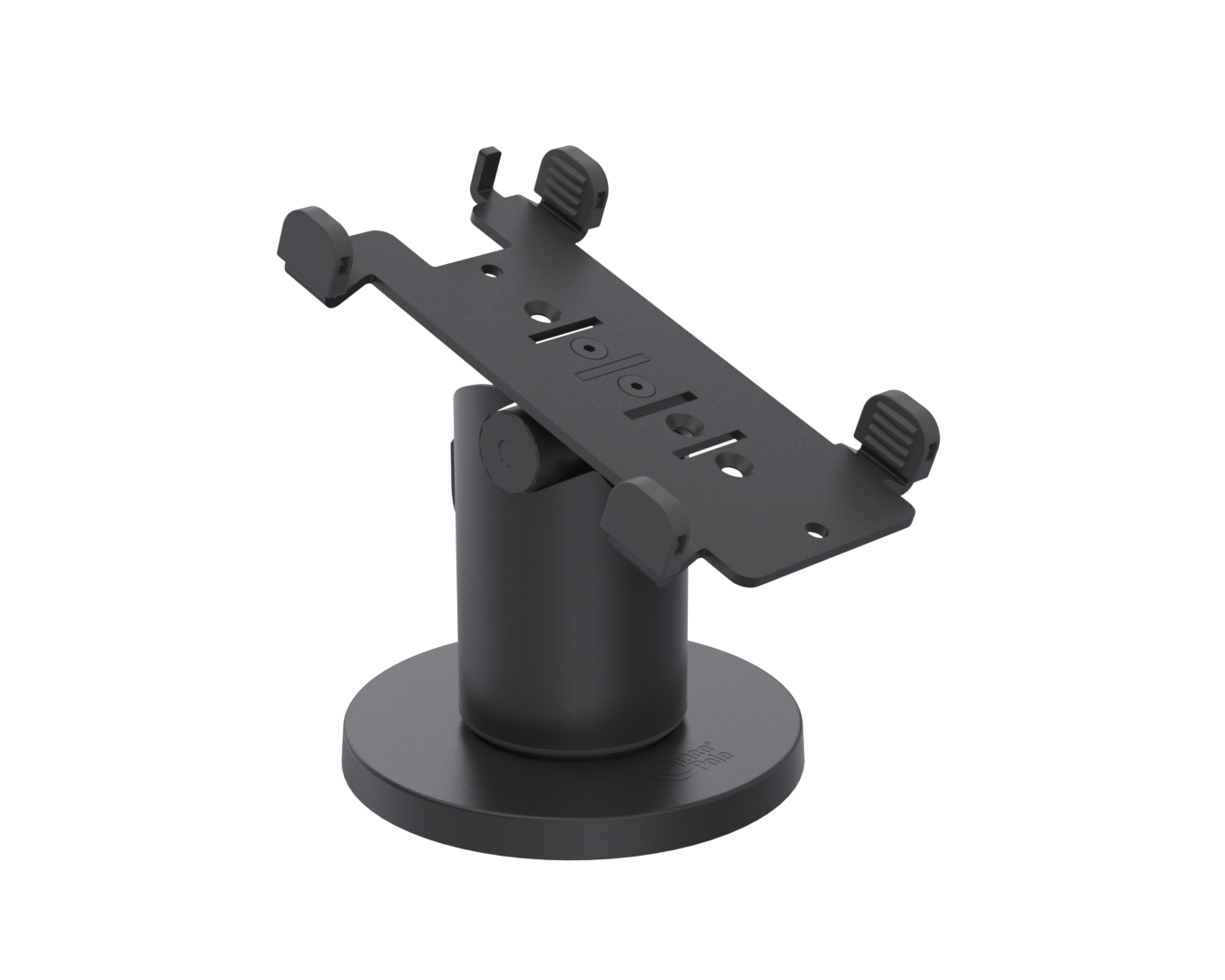 Ergonomic Solutions PAX050-LD-MN-02 – PAX A50 DuraTilt SP2 40 mm -pöytäteline ilman kahvaa, musta