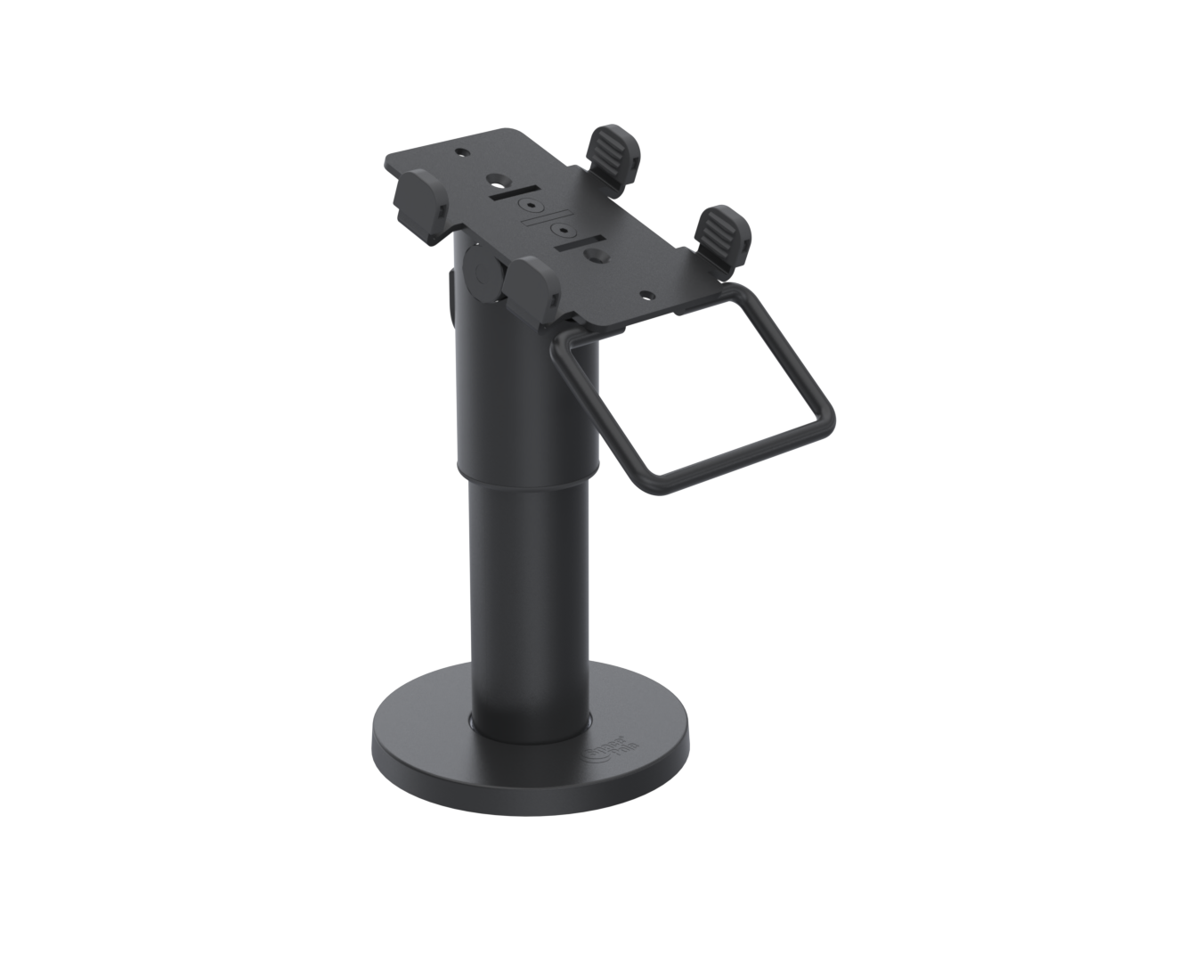 Ergonomic Solutions PAX077-D-02 – PAX A77 DuraTilt SP1 120 mm -pöytäteline kahvalla, musta