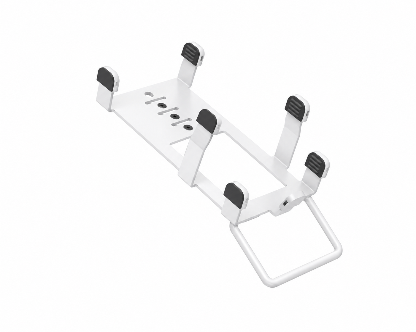 Ergonomic Solutions PAX922-MH-32 – PAX A920 MultiGrip-laitelevy kahvalla, valkoinen, värimuokattu havainnekuva