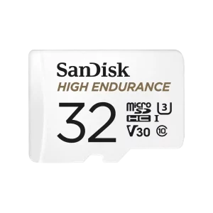SANDISK SDSQQNR-032G-GN6IA - 32GB High Endurance microSDHC Card with Adapter - for Dashcams home monitoring