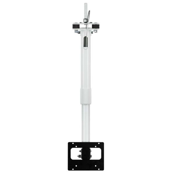 Zebra BR-000237-02, BRACKET,TELESCOPING,ADJUSTABLE 36 -66 ,CEILING MOUNT,VESA,WHITE